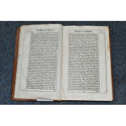 463 - LO; Francis, Viscount S. Alban, The Historie Of The Reigne of King Henry The Seventh, printed by I. ... 