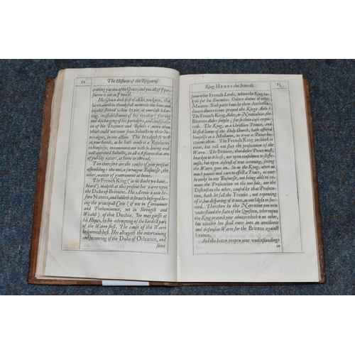 463 - LO; Francis, Viscount S. Alban, The Historie Of The Reigne of King Henry The Seventh, printed by I. ... 