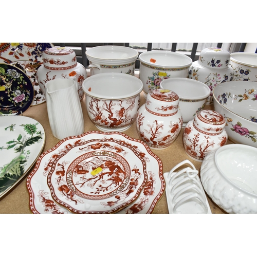 469 - A SELECTION OF DECORATIVE COALPORT WARES, to include San Remo pattern planters, graduated set of thr... 