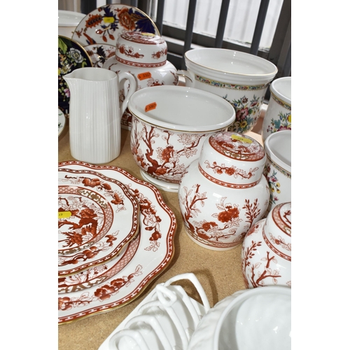 469 - A SELECTION OF DECORATIVE COALPORT WARES, to include San Remo pattern planters, graduated set of thr... 