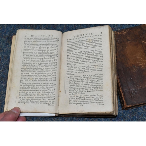 478 - TWO ANTIQUARIAN BOOKS, THE POLITICAL HISTORY OF THE DEVIL The Whole Interspers'd with Many of the De... 