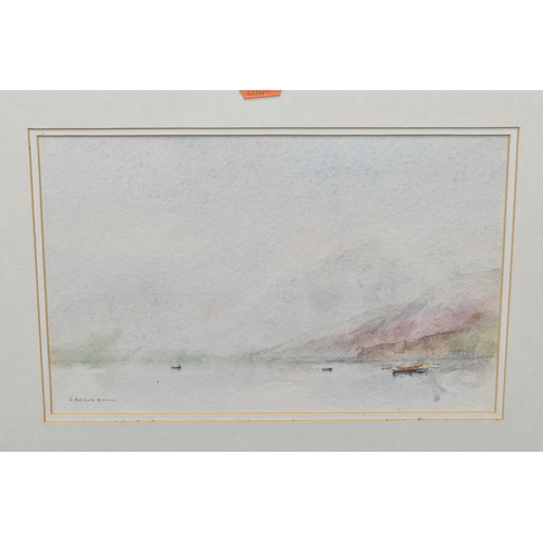 483 - EDWARD MORRIS (BRITISH 1919-1996) FOUR WELSH LANDSCAPE WATERCOLOUR PICTURES,  comprising 'End of the... 