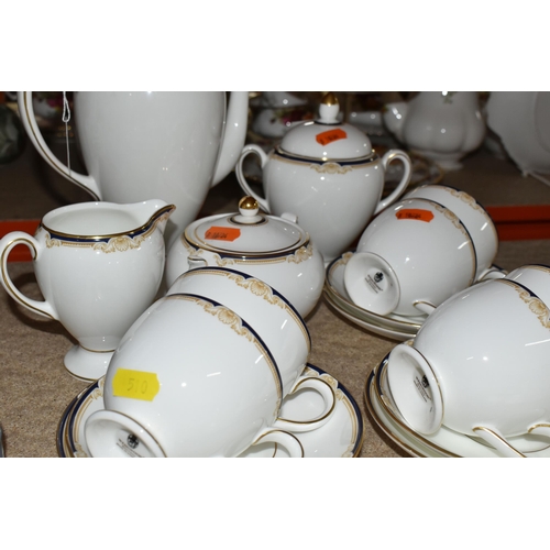 510 - A TWENTY EIGHT PIECE WEDGWOOD 'CAVENDISH' PART TEA AND COFFEE SET, pattern no R4680, comprising a co... 