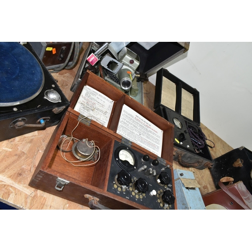 523 - VINTAGE ELECTRICAL EQUIPMENT TO INCLUDE A MK1 Demolition Test Set, a Weston Model E665 Selective Ana... 