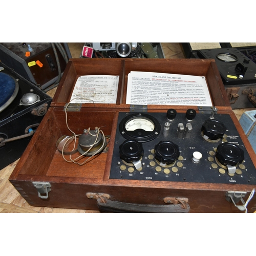 523 - VINTAGE ELECTRICAL EQUIPMENT TO INCLUDE A MK1 Demolition Test Set, a Weston Model E665 Selective Ana... 