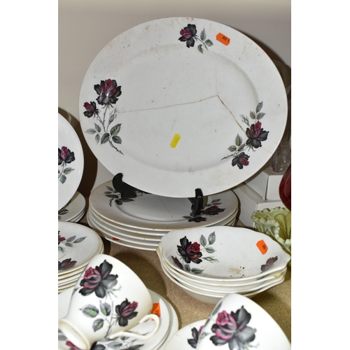 536 - A GROUP OF ROYAL ALBERT 'MASQUERADE' AND 'MARY'S GARDEN' TEA AND DINNER WARE, comprising fifteen pie... 