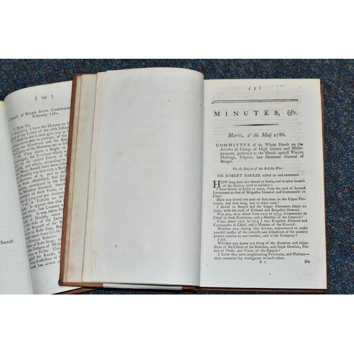 537 - ANTIQUARIAN BOOKS, Minutes Of The Evidence Taken Before A Committee Of The House Of Commons, Being A... 