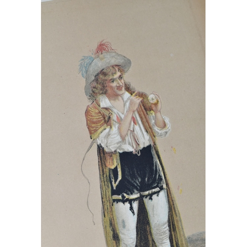 546 - AN ALBUM OF VICTORIAN THEATRE SOUVENIRS containing a collection of Programmes, Photographs, Programm... 