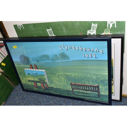 561 - EIGHT GLYNDEBOURNE FESTIVAL THEMED PRINTS, comprising a signed limited edition print by Sue Macartne... 