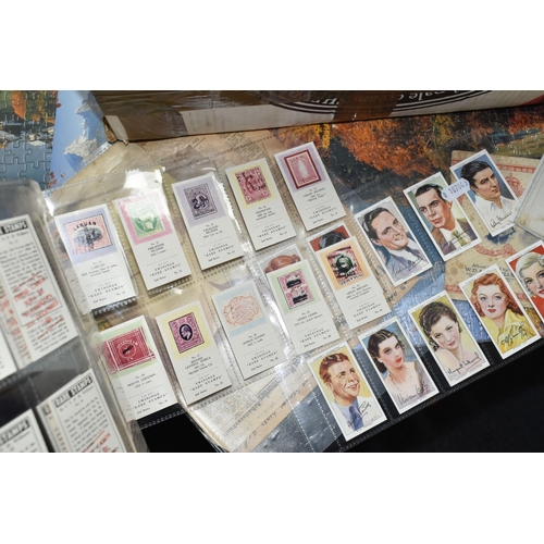 590 - ONE BOX OF EPHEMERA to include a large collection of Cigarette Cards from Will's, John Player and ot... 