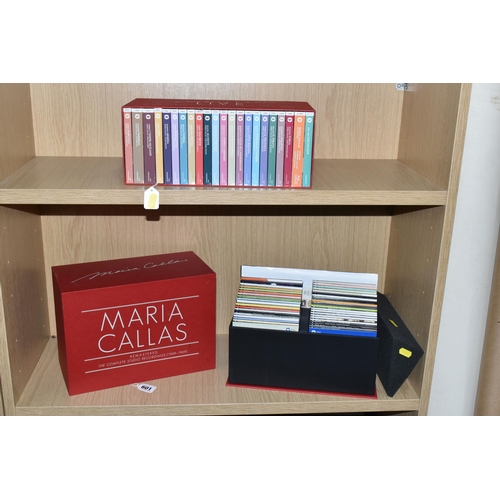 601 - A BOXED MARIA CALLAS COMPLETE STUDIO RECORDINGS (1949-1969), containing forty CDs of her work with a... 