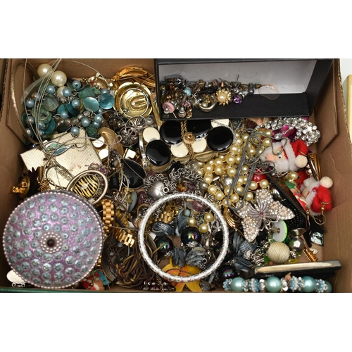 145 - A SELECTION OF JEWELLERY, to include a small assortment of white metal jewellery, including a bangle... 