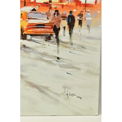 307 - HENDERSON CISZ (BRAZIL 1960) 'MANHATTAN MORNING', a signed limited edition print depicting a New Yor... 