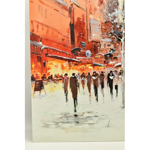 307 - HENDERSON CISZ (BRAZIL 1960) 'MANHATTAN MORNING', a signed limited edition print depicting a New Yor... 