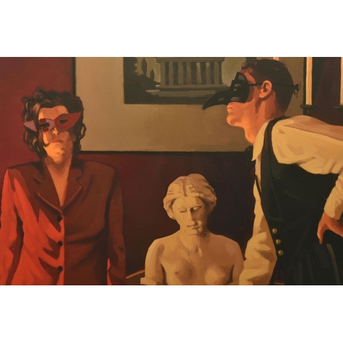 325 - JACK VETTRIANO (SCOTTISH 1951) 'THE SPARROW AND THE HAWK', a signed limited edition print on paper d... 