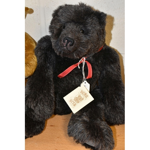 351 - THREE COLLECTORS TEDDY BEARS, comprising a Bear Bits 'Antares' limited edition teddy bear no 3/15, d... 