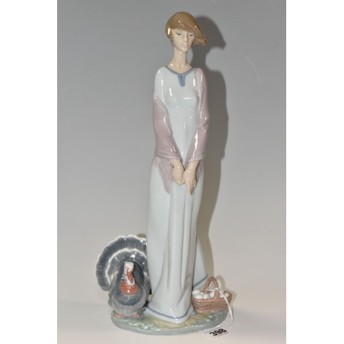 398 - A LLADRO 'ON THE FARM' FIGURINE, model 6505, designed by Juan Huerta 1998-2000, height 36cm (1) (Con... 