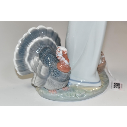 398 - A LLADRO 'ON THE FARM' FIGURINE, model 6505, designed by Juan Huerta 1998-2000, height 36cm (1) (Con... 