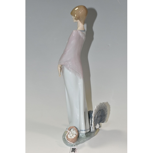 398 - A LLADRO 'ON THE FARM' FIGURINE, model 6505, designed by Juan Huerta 1998-2000, height 36cm (1) (Con... 