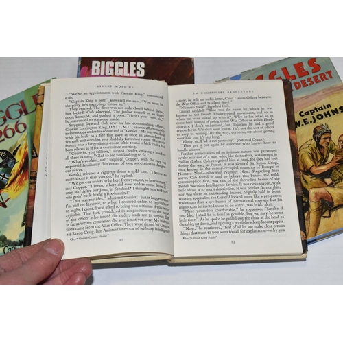 409 - JOHNS; CAPT. W.E, Four titles comprising Biggles In The Underworld, First Edition published by Brock... 