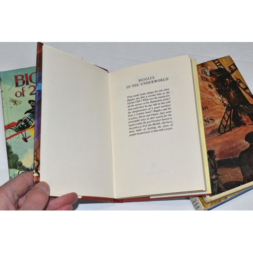 409 - JOHNS; CAPT. W.E, Four titles comprising Biggles In The Underworld, First Edition published by Brock... 