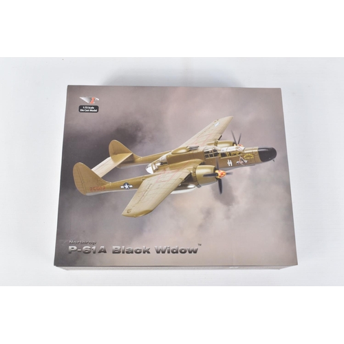 104 - FIVE BOXED AIRCRAFT MODELS,  the first is a 1:48 scale,  Armour Collection F4U Corsair, numbered 980... 