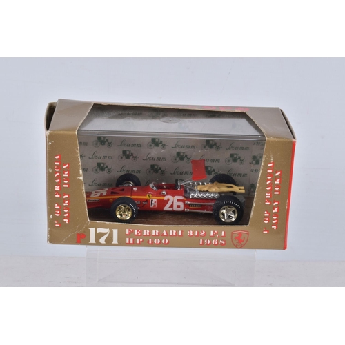 109 - EIGHT BOXED MODEL VEHICLES, the first 1:43 scale Art Model Ferrari Dino numbered R 206/S Florio 1966... 