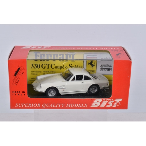 109 - EIGHT BOXED MODEL VEHICLES, the first 1:43 scale Art Model Ferrari Dino numbered R 206/S Florio 1966... 