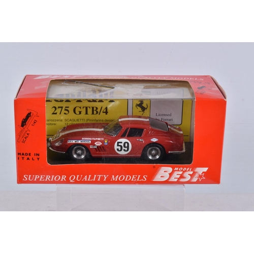 109 - EIGHT BOXED MODEL VEHICLES, the first 1:43 scale Art Model Ferrari Dino numbered R 206/S Florio 1966... 