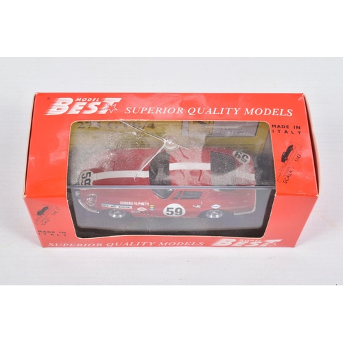 109 - EIGHT BOXED MODEL VEHICLES, the first 1:43 scale Art Model Ferrari Dino numbered R 206/S Florio 1966... 