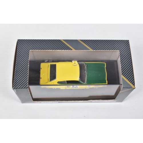 112 - SIX BOXED MODEL VEHICLES, trofeu Subaru Impreza World Champion 95 numbered 606, the second is a Spar... 