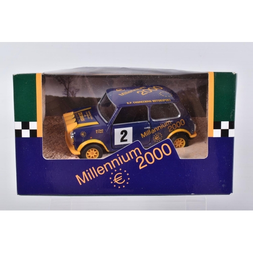 113 - NINE BOXED MODEL VEHICLES, the first a Corgi Mini Millenium 2000 Plant Bros, numbered 04435, the sec... 