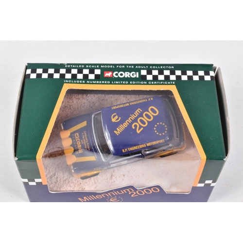 113 - NINE BOXED MODEL VEHICLES, the first a Corgi Mini Millenium 2000 Plant Bros, numbered 04435, the sec... 