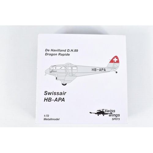 116 - FIVE BOXED MODEL AIRCRAFTS, the first a Witty Wings 1:72 scale diecast North American P-51D Mustang ... 