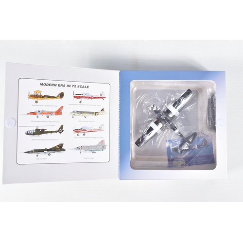 117 - NINE MODEL AIRCRAFTS, the first is a boxed 72 Aviation 1:72 scale diecast DHC Chipmunk WG486 Battle ... 