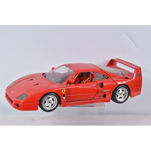 121 - FOUR BOXED AND FOUR LOOSE MODEL VEHICLES, boxed models include a Bburago 1:18 scale Porsche 911 Carr... 