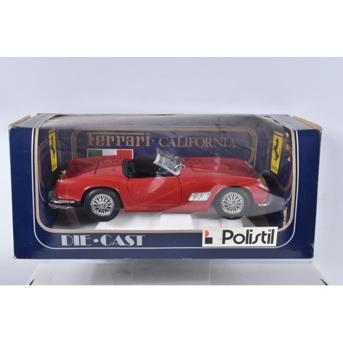 121 - FOUR BOXED AND FOUR LOOSE MODEL VEHICLES, boxed models include a Bburago 1:18 scale Porsche 911 Carr... 