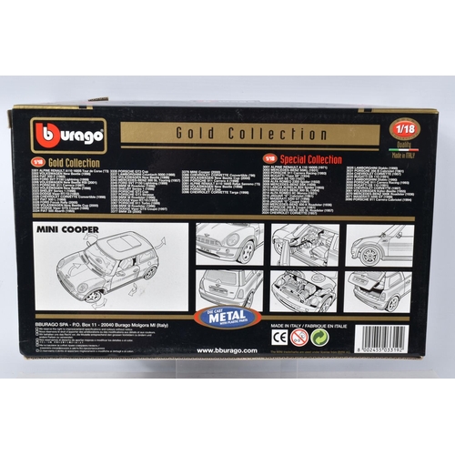 122 - FIVE BOXED AND FOUR LOOSE MODEL VEHICLES,  boxed models include a 1:18 scale Maisto Aston Martin DB7... 