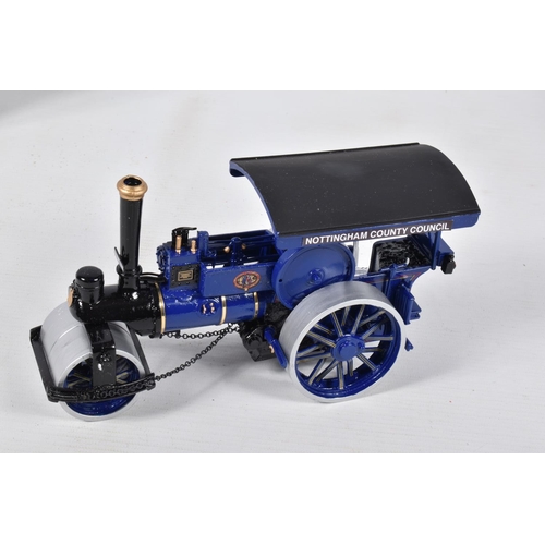 127 - A BOXED G & M ORIGINALS 1:32 MARSHALL STEAM ROAD ROLLER, certificate numbered 30 of 100, model appea... 