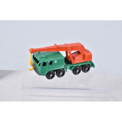 137 - FOUR BOXED MATCHBOX SERIES DIECAST CONSTRUCTION RELATED LORRY/TRUCK MODELS, Euclid Quarry Dump Truck... 