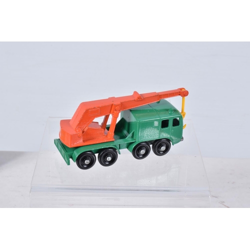 137 - FOUR BOXED MATCHBOX SERIES DIECAST CONSTRUCTION RELATED LORRY/TRUCK MODELS, Euclid Quarry Dump Truck... 