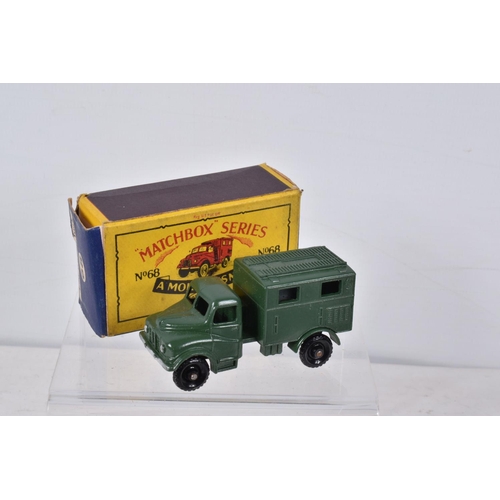 142 - SEVEN BOXED MOKO LESNEY SERIES DIECAST MILITARY VEHICLES, Saracen Personnel Carrier, No.54, D.U.K.W.... 