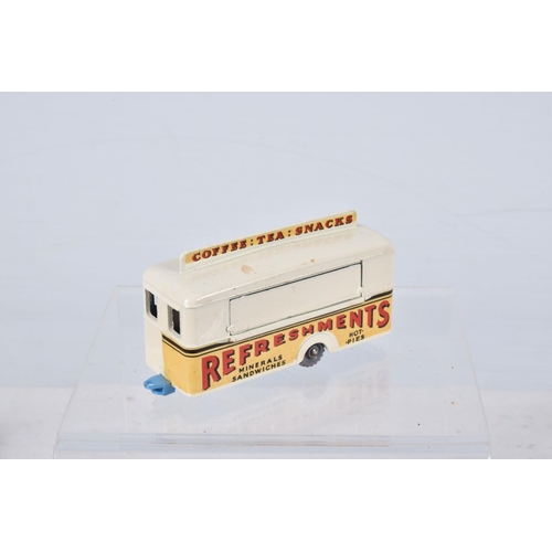 146 - A BOXED MOKO LESNEY MATCHBOX SERIES MOBILE CANTEEN,No.74, white/cream body, light blue base and inte... 