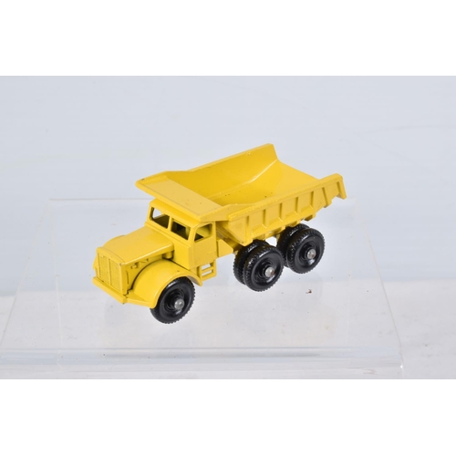 155 - FIVE BOXED MATCHBOX SERIES DIECAST MODELS, Euclid Dump Truck, No.6, 2 x Foden Cement Mixer, No.26, o... 