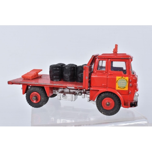 166 - A BOXED DINKY TOYS BEDFORD TK COAL LORRY, No.425, red cab, body, interior and hubs, complete with ca... 