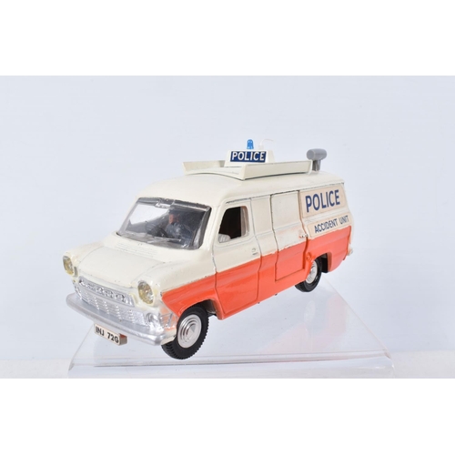 168 - A BOXED DINKY TOYS FORD TRANSIT POLICE ACCIDENT UNIT, No.287, complete with two sign, four cones (mi... 