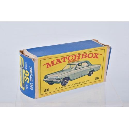 171 - EIGHT BOXED MATCHBOX SERIES DIECAST MODELS, Iso Griffo, No.14, metallic blue body, blue interior, Po... 