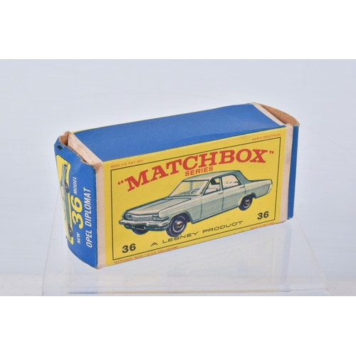 171 - EIGHT BOXED MATCHBOX SERIES DIECAST MODELS, Iso Griffo, No.14, metallic blue body, blue interior, Po... 