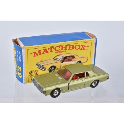 171 - EIGHT BOXED MATCHBOX SERIES DIECAST MODELS, Iso Griffo, No.14, metallic blue body, blue interior, Po... 