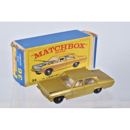 171 - EIGHT BOXED MATCHBOX SERIES DIECAST MODELS, Iso Griffo, No.14, metallic blue body, blue interior, Po... 